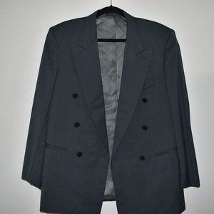 Alta Sartoria Ravazzolo Men's Blue Suit Jacket